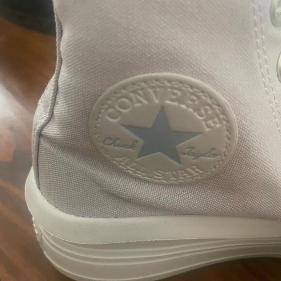Converse Chuck Taylor All Star High Top Sneakers – White – Size 8.5 - Picture 6 of 6